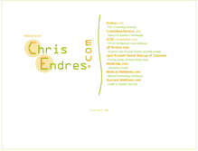 Tablet Screenshot of chrisendres.com
