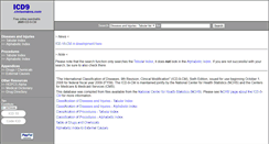Desktop Screenshot of icd9cm.chrisendres.com